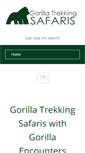 Mobile Screenshot of gorillatrekkingsafaris.com